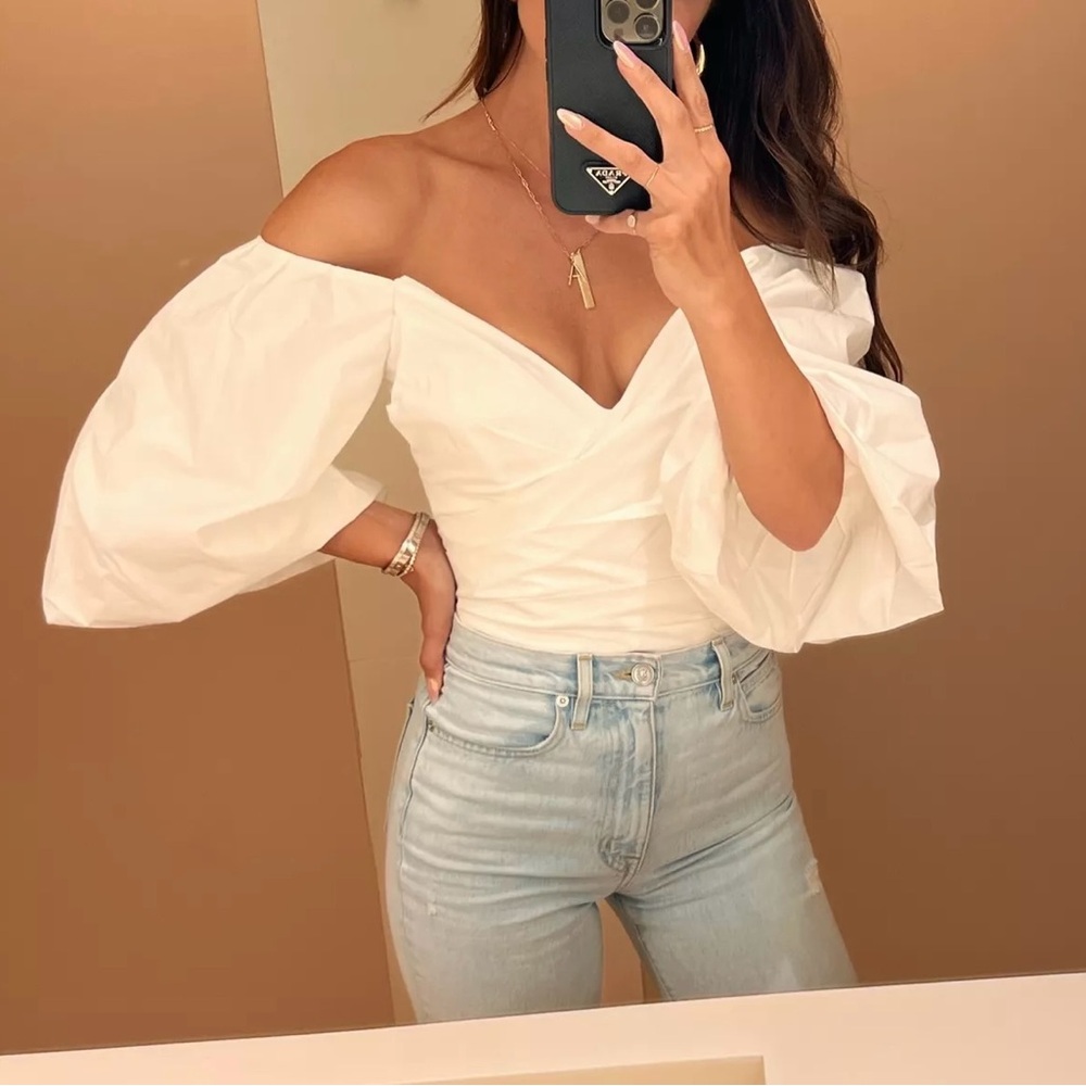Bardot Eva Poplin Top